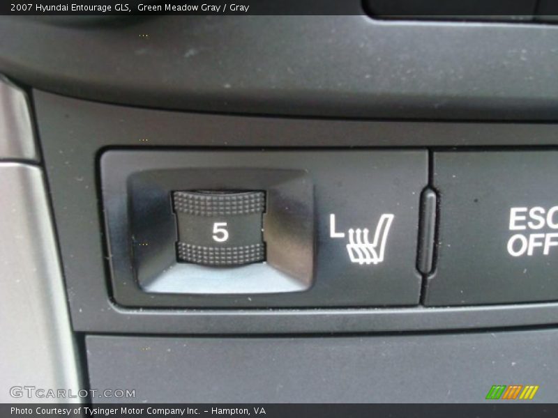 Green Meadow Gray / Gray 2007 Hyundai Entourage GLS