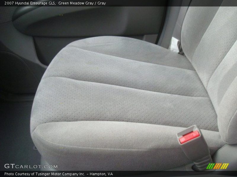 Green Meadow Gray / Gray 2007 Hyundai Entourage GLS
