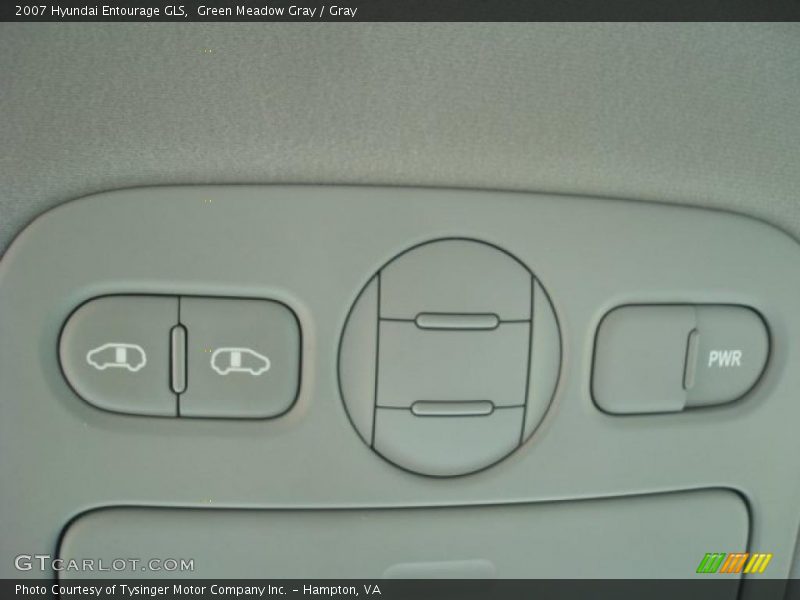 Green Meadow Gray / Gray 2007 Hyundai Entourage GLS