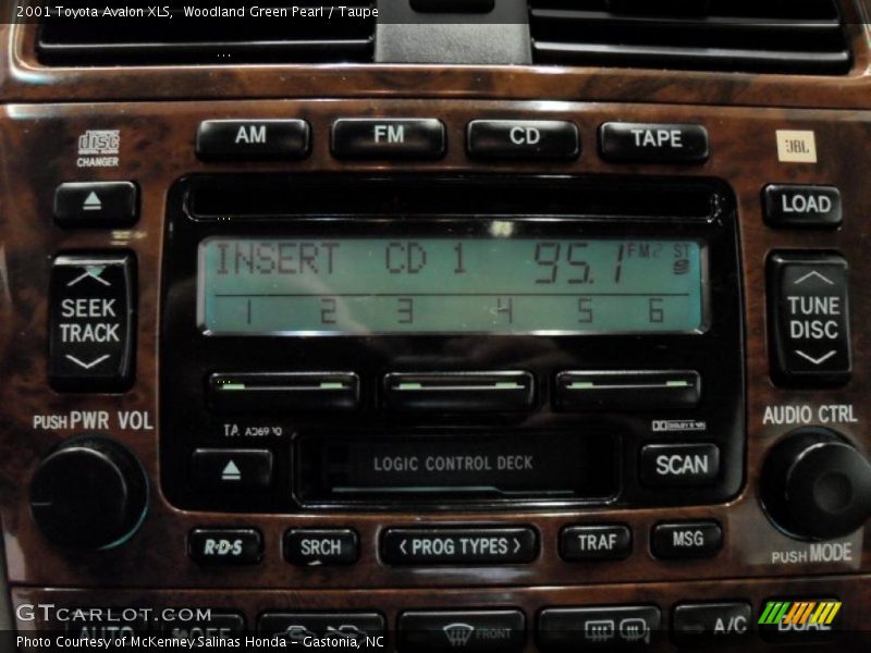 Woodland Green Pearl / Taupe 2001 Toyota Avalon XLS