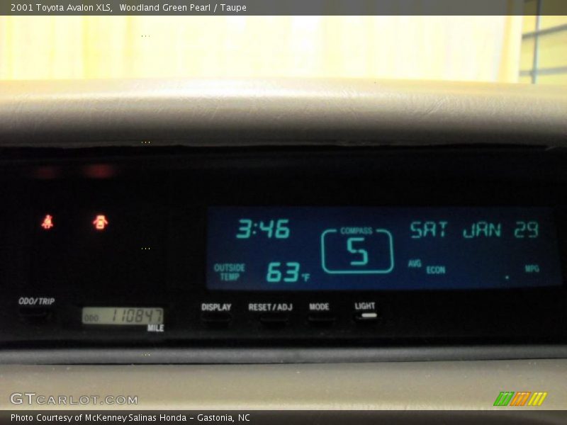Woodland Green Pearl / Taupe 2001 Toyota Avalon XLS