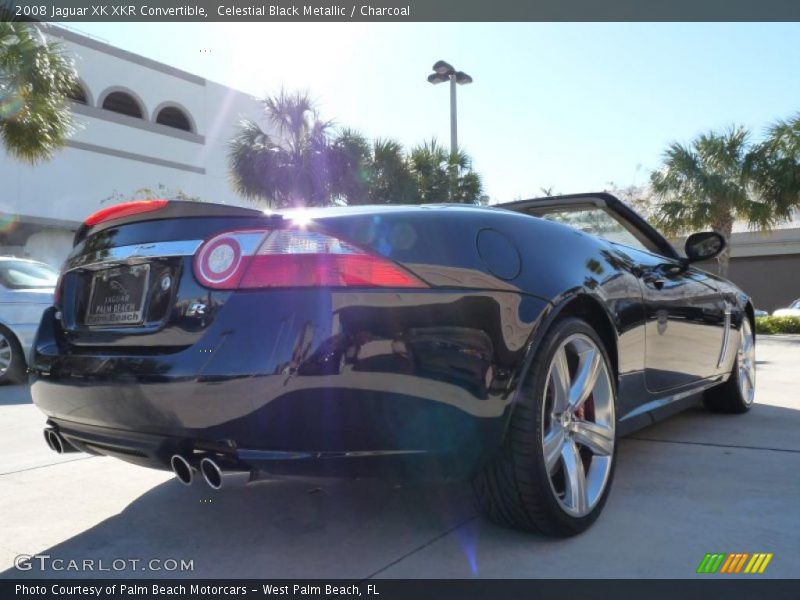 Celestial Black Metallic / Charcoal 2008 Jaguar XK XKR Convertible