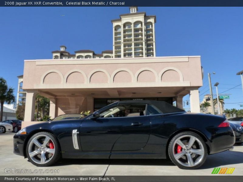 Celestial Black Metallic / Charcoal 2008 Jaguar XK XKR Convertible