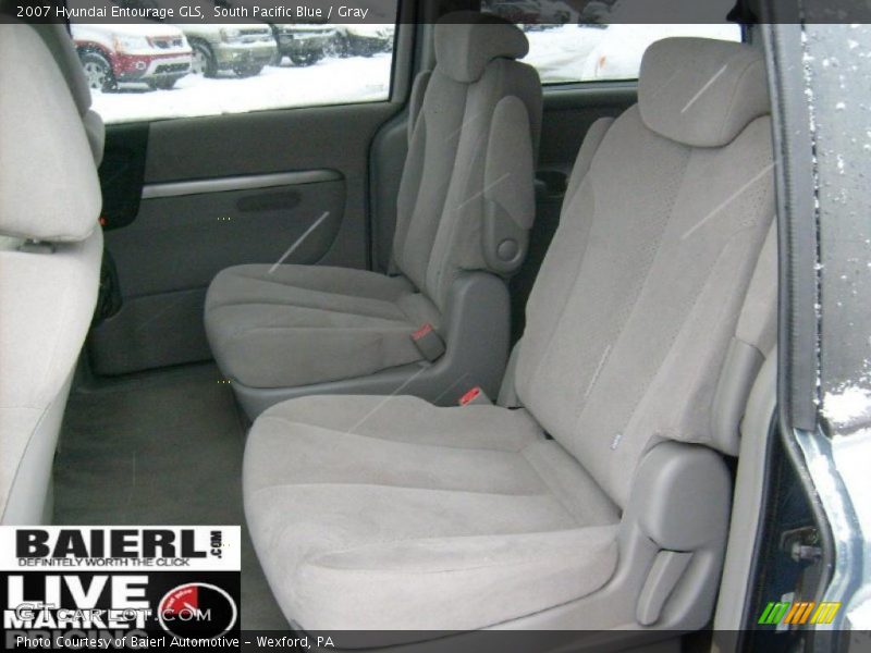 South Pacific Blue / Gray 2007 Hyundai Entourage GLS