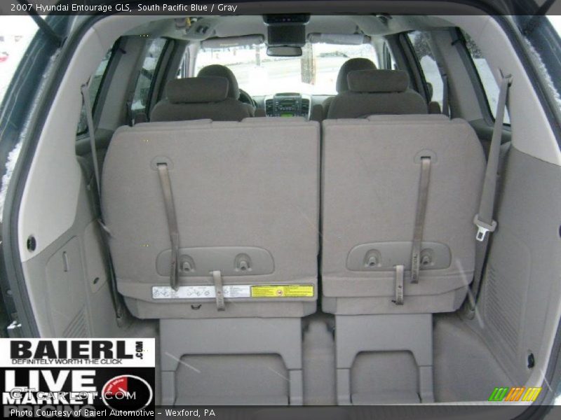 South Pacific Blue / Gray 2007 Hyundai Entourage GLS