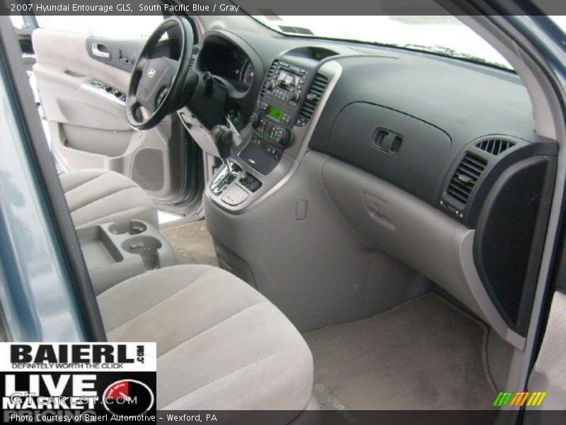 South Pacific Blue / Gray 2007 Hyundai Entourage GLS