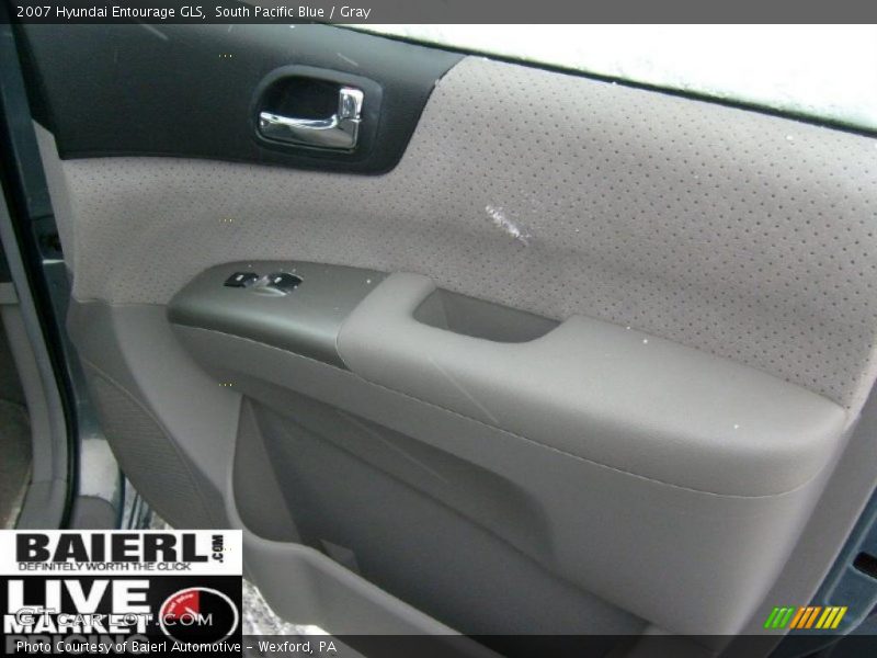 South Pacific Blue / Gray 2007 Hyundai Entourage GLS