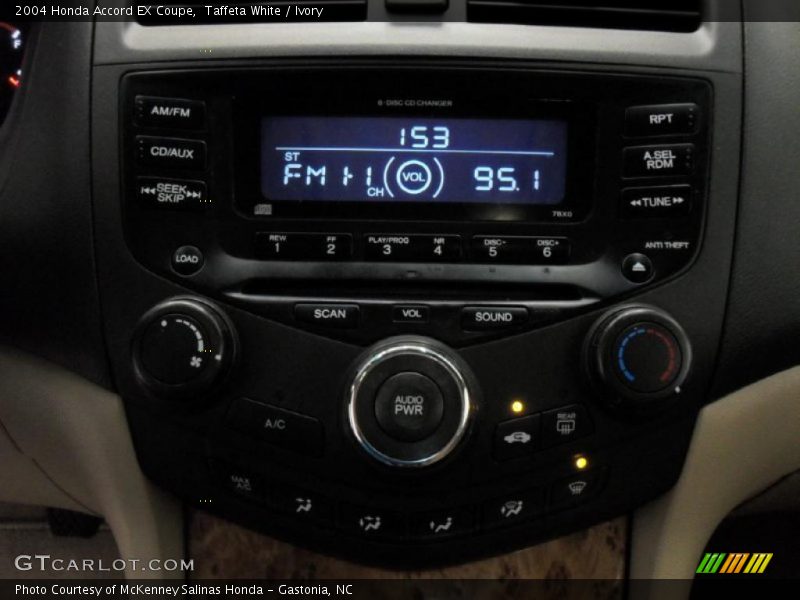 Controls of 2004 Accord EX Coupe