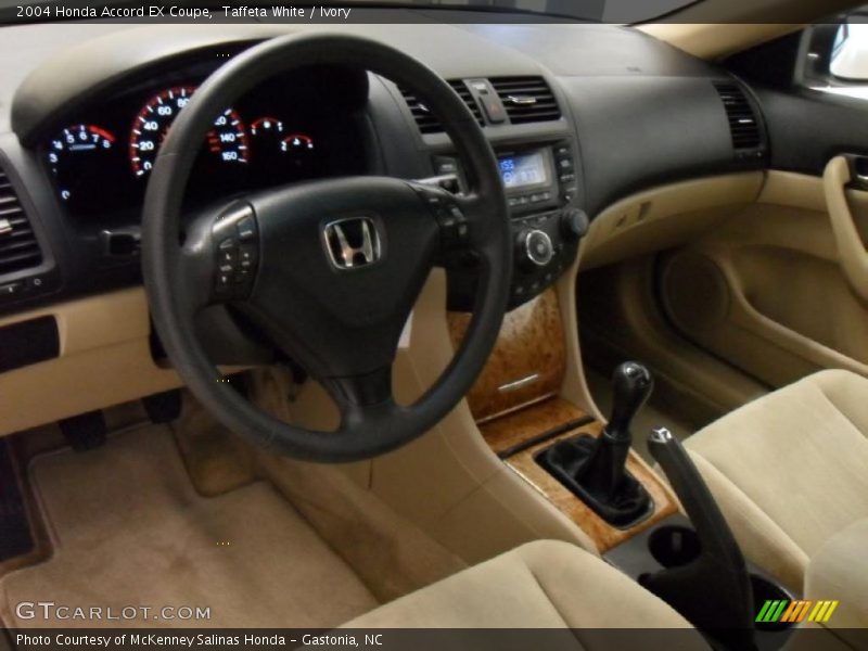 Ivory Interior - 2004 Accord EX Coupe 