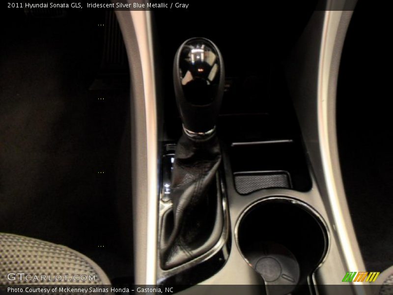 Iridescent Silver Blue Metallic / Gray 2011 Hyundai Sonata GLS