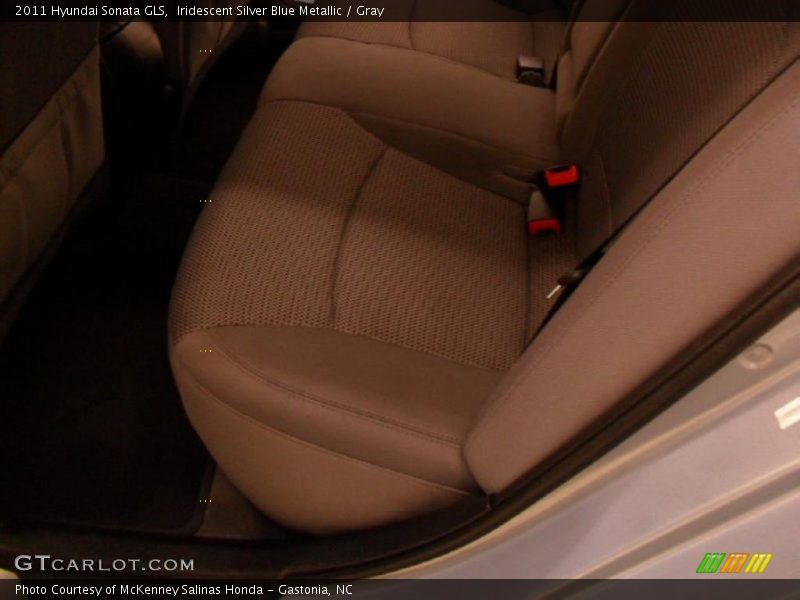Iridescent Silver Blue Metallic / Gray 2011 Hyundai Sonata GLS