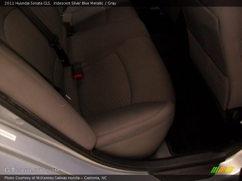 Iridescent Silver Blue Metallic / Gray 2011 Hyundai Sonata GLS