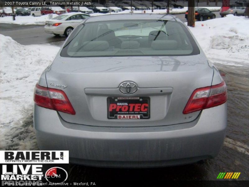 Titanium Metallic / Ash 2007 Toyota Camry LE