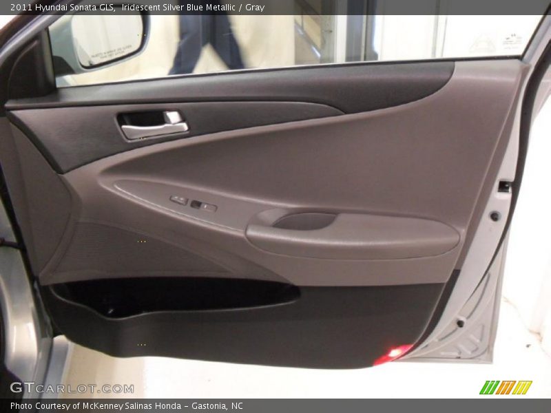 Iridescent Silver Blue Metallic / Gray 2011 Hyundai Sonata GLS