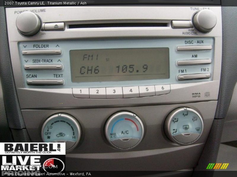 Titanium Metallic / Ash 2007 Toyota Camry LE