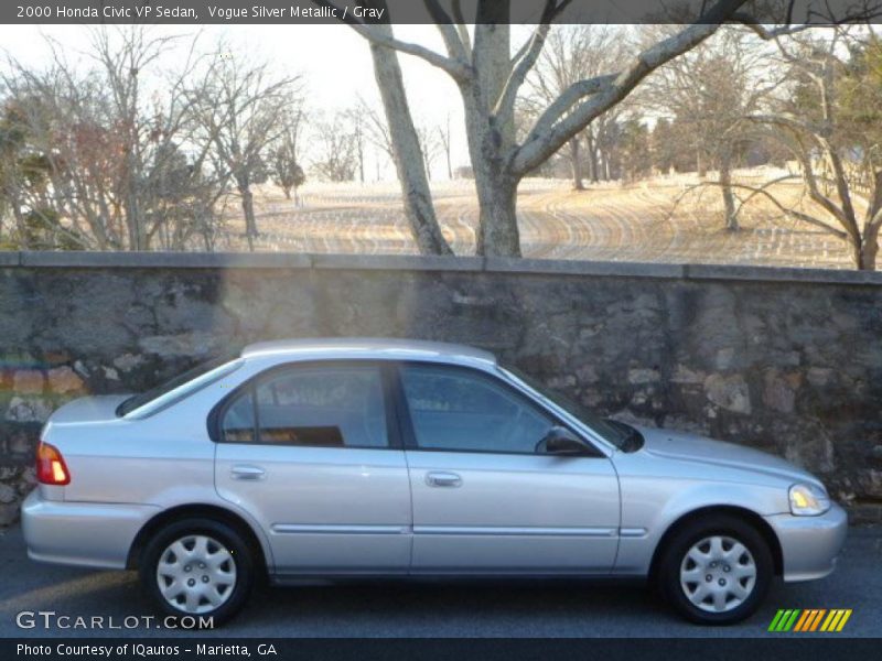 Vogue Silver Metallic / Gray 2000 Honda Civic VP Sedan