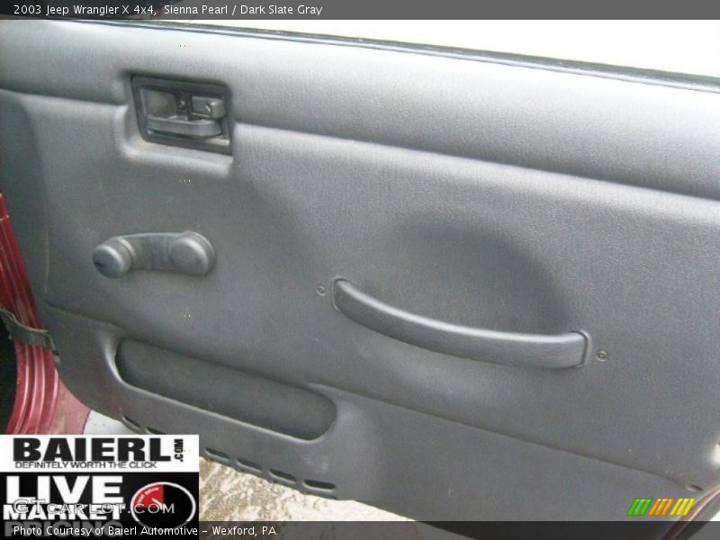 Sienna Pearl / Dark Slate Gray 2003 Jeep Wrangler X 4x4