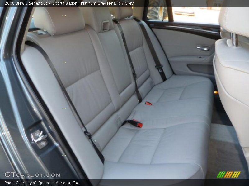 Platinum Grey Metallic / Grey 2008 BMW 5 Series 535xi Sports Wagon