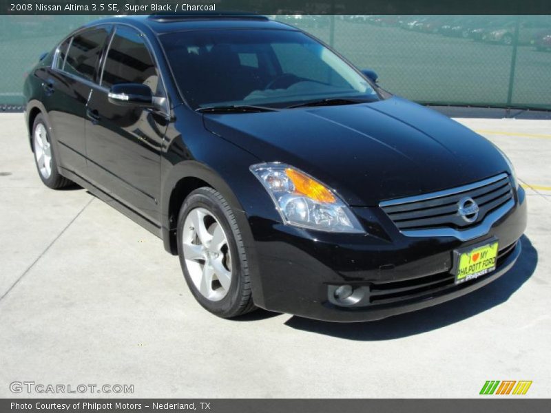 Super Black / Charcoal 2008 Nissan Altima 3.5 SE