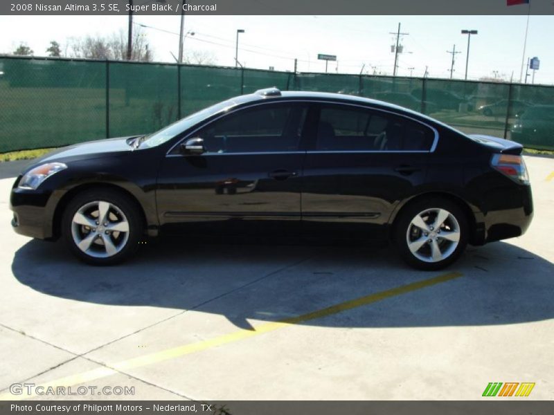 Super Black / Charcoal 2008 Nissan Altima 3.5 SE