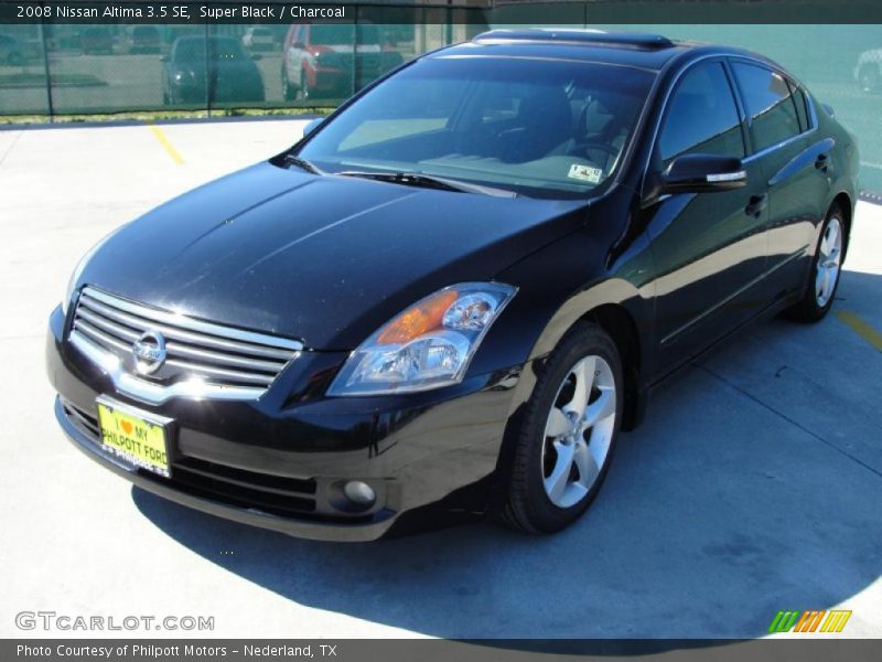 Super Black / Charcoal 2008 Nissan Altima 3.5 SE