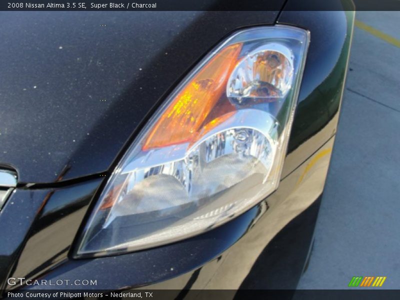 Super Black / Charcoal 2008 Nissan Altima 3.5 SE