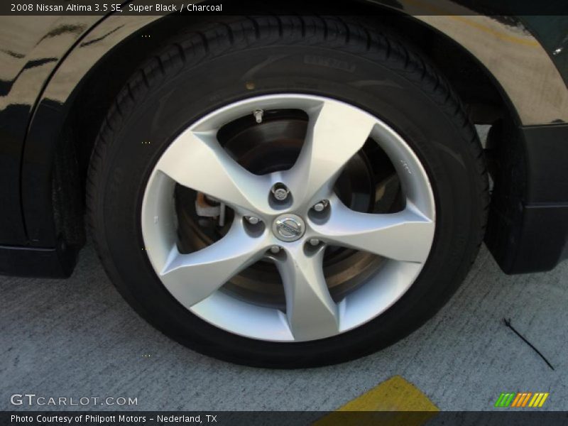 Super Black / Charcoal 2008 Nissan Altima 3.5 SE