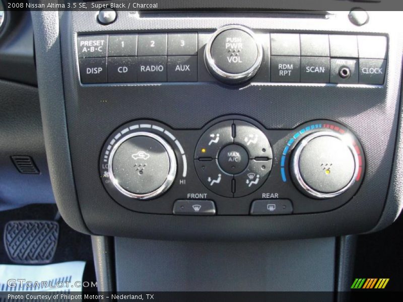 Super Black / Charcoal 2008 Nissan Altima 3.5 SE