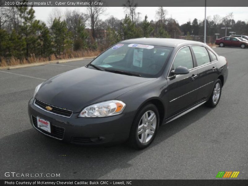 Cyber Gray Metallic / Gray 2010 Chevrolet Impala LT