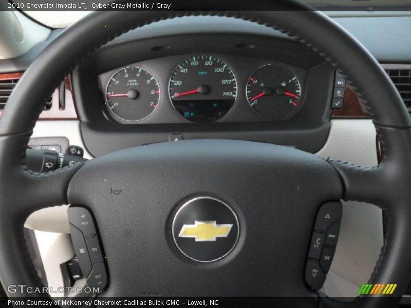 Cyber Gray Metallic / Gray 2010 Chevrolet Impala LT