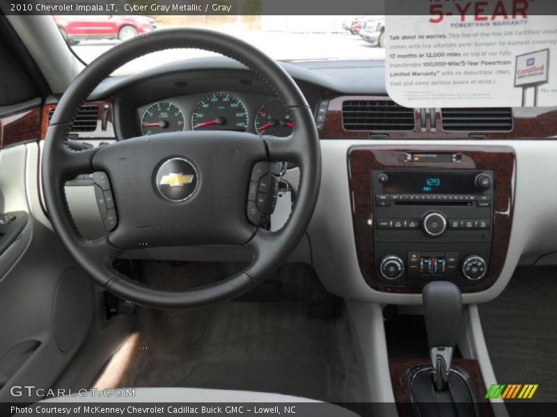 Cyber Gray Metallic / Gray 2010 Chevrolet Impala LT