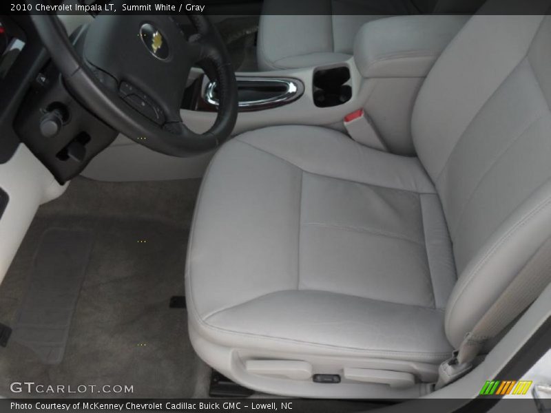 Summit White / Gray 2010 Chevrolet Impala LT