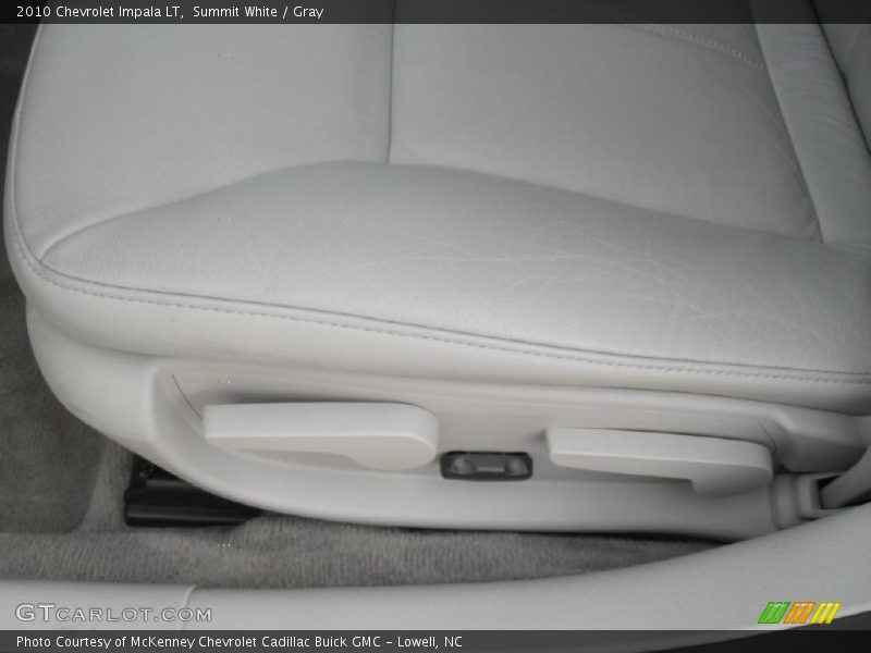 Summit White / Gray 2010 Chevrolet Impala LT