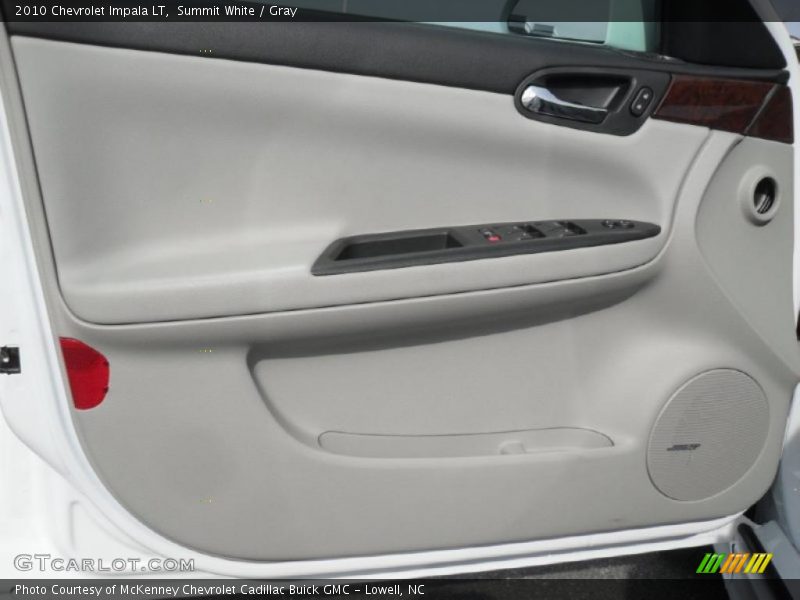 Summit White / Gray 2010 Chevrolet Impala LT