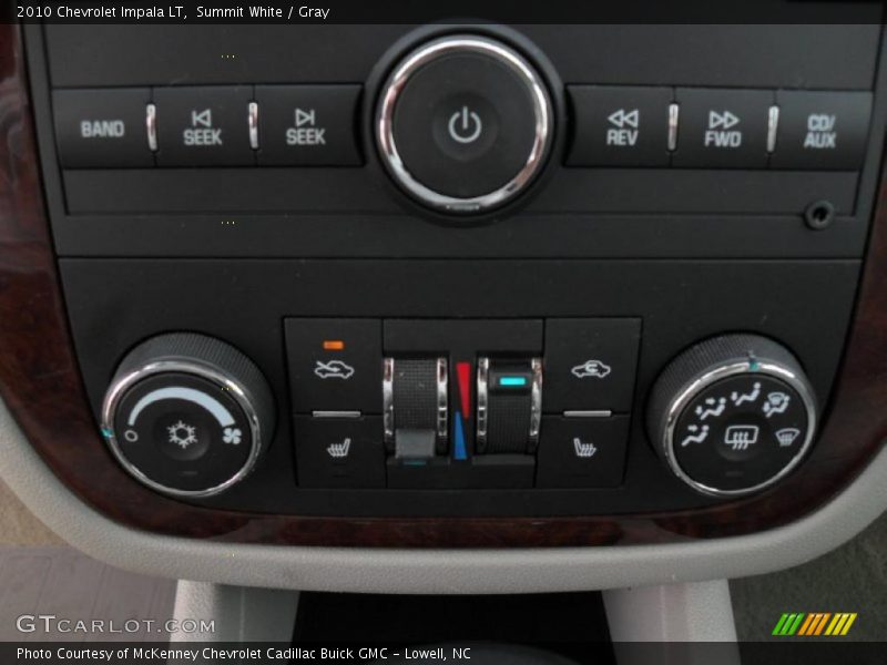 Summit White / Gray 2010 Chevrolet Impala LT