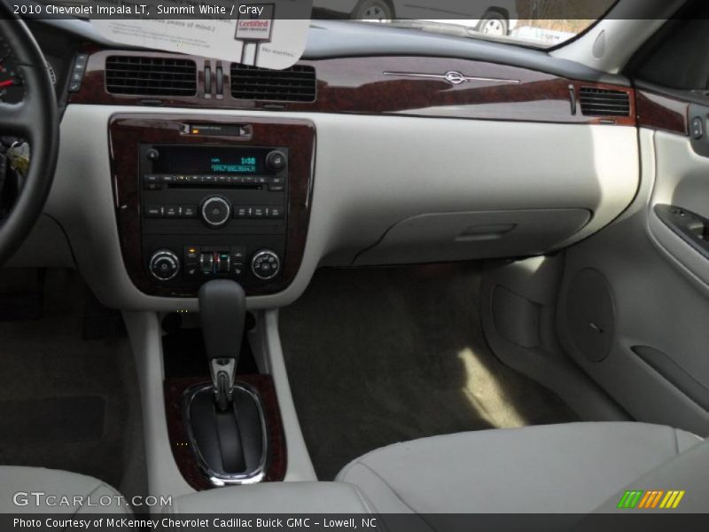 Summit White / Gray 2010 Chevrolet Impala LT
