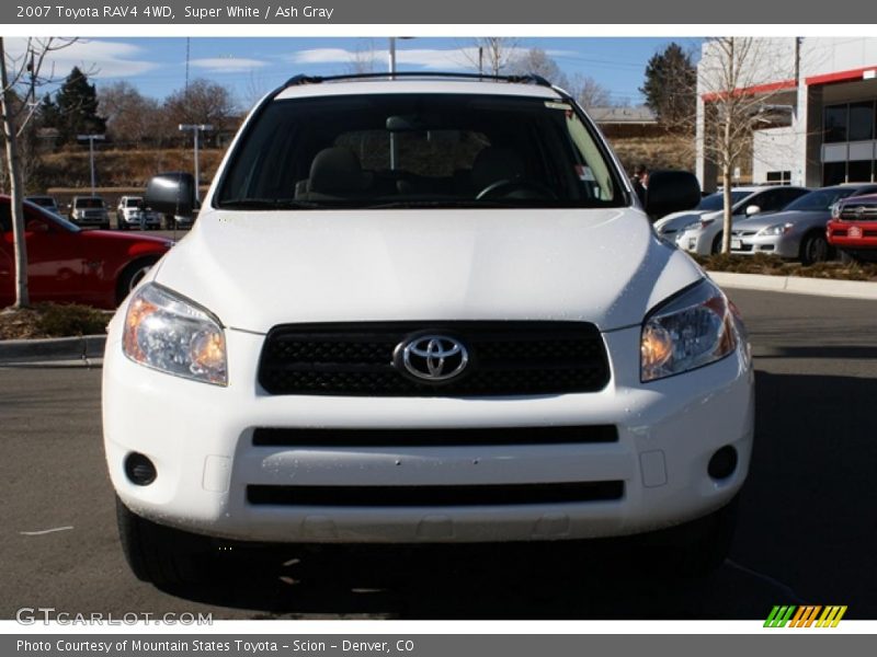 Super White / Ash Gray 2007 Toyota RAV4 4WD