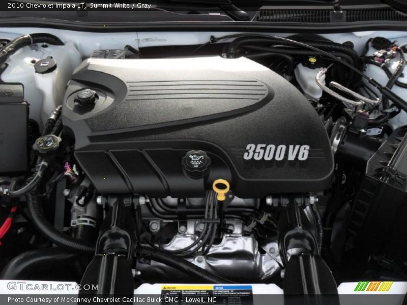 Summit White / Gray 2010 Chevrolet Impala LT