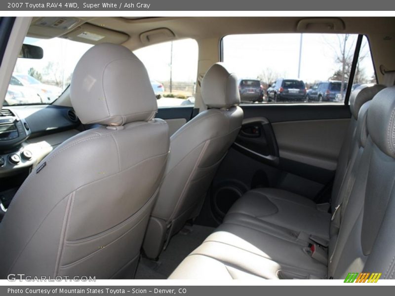 Super White / Ash Gray 2007 Toyota RAV4 4WD