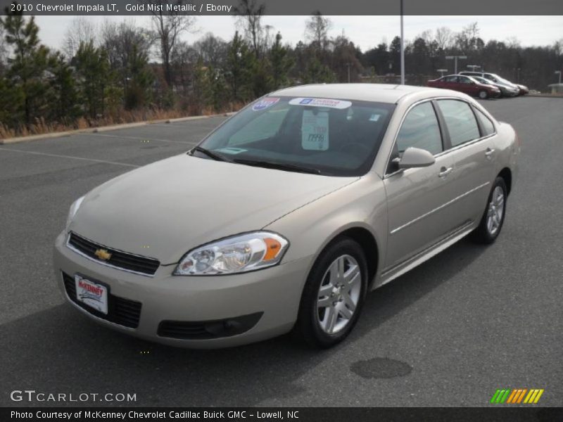 Gold Mist Metallic / Ebony 2010 Chevrolet Impala LT