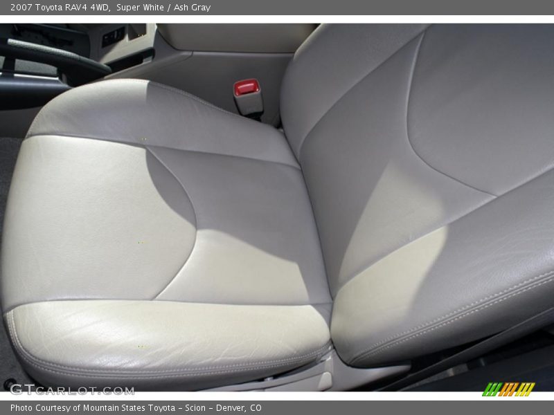 Super White / Ash Gray 2007 Toyota RAV4 4WD