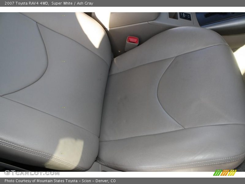 Super White / Ash Gray 2007 Toyota RAV4 4WD