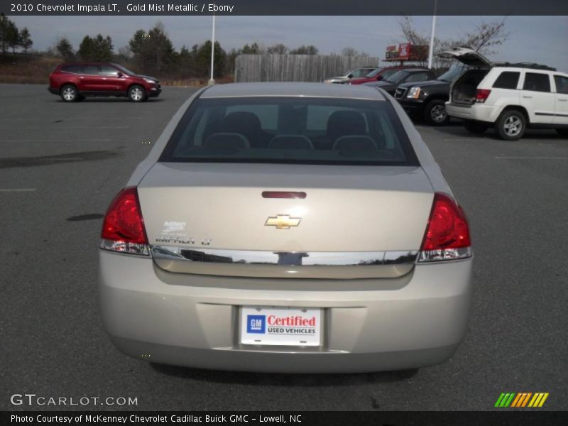 Gold Mist Metallic / Ebony 2010 Chevrolet Impala LT