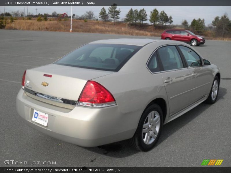 Gold Mist Metallic / Ebony 2010 Chevrolet Impala LT
