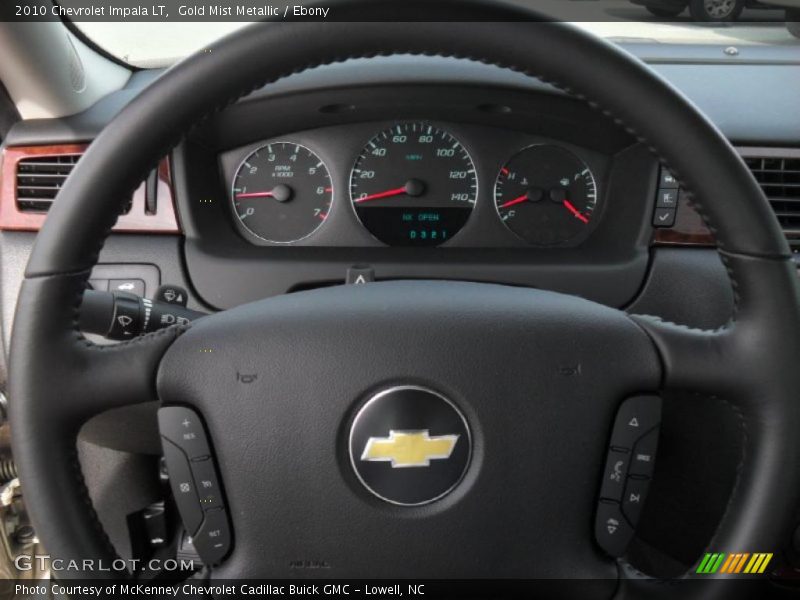 Gold Mist Metallic / Ebony 2010 Chevrolet Impala LT
