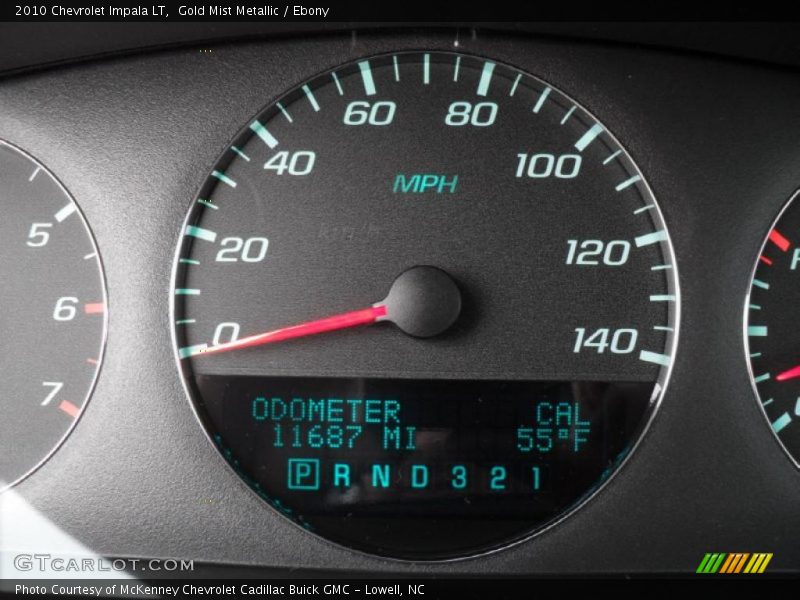Gold Mist Metallic / Ebony 2010 Chevrolet Impala LT