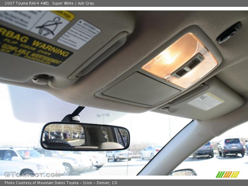 Super White / Ash Gray 2007 Toyota RAV4 4WD