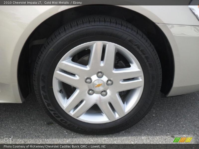 Gold Mist Metallic / Ebony 2010 Chevrolet Impala LT