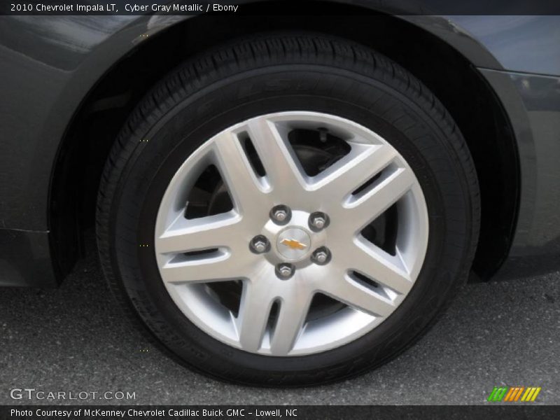 Cyber Gray Metallic / Ebony 2010 Chevrolet Impala LT