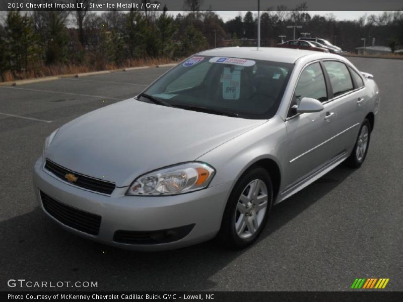 Silver Ice Metallic / Gray 2010 Chevrolet Impala LT